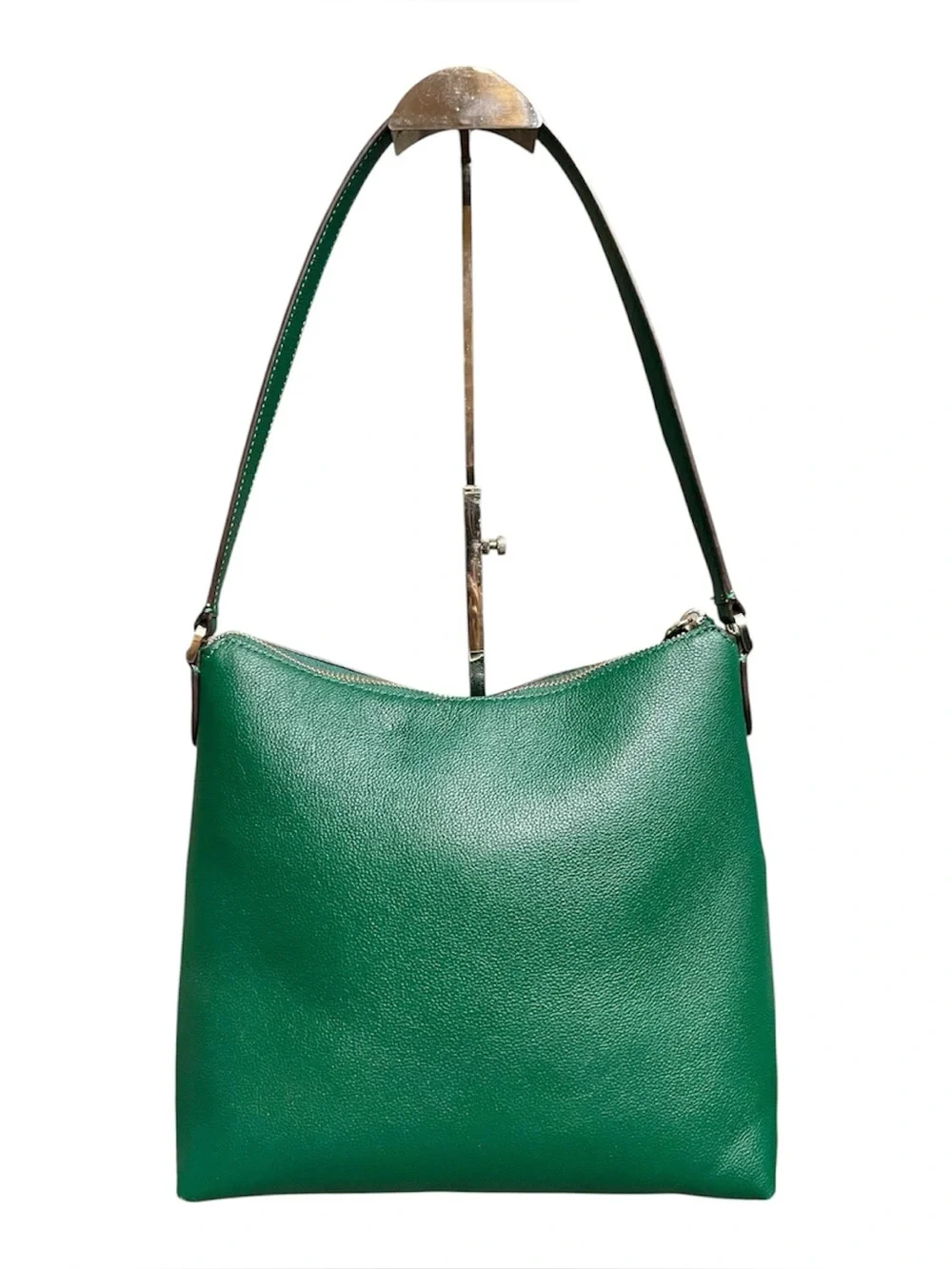 Kate Spade Kelly Green Pebbled Leather Shoulder Bag